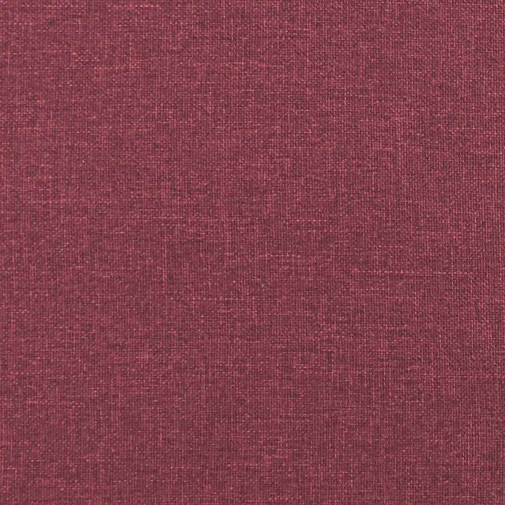 2-Sitzer-Sofa Weinrot 140 cm Stoff