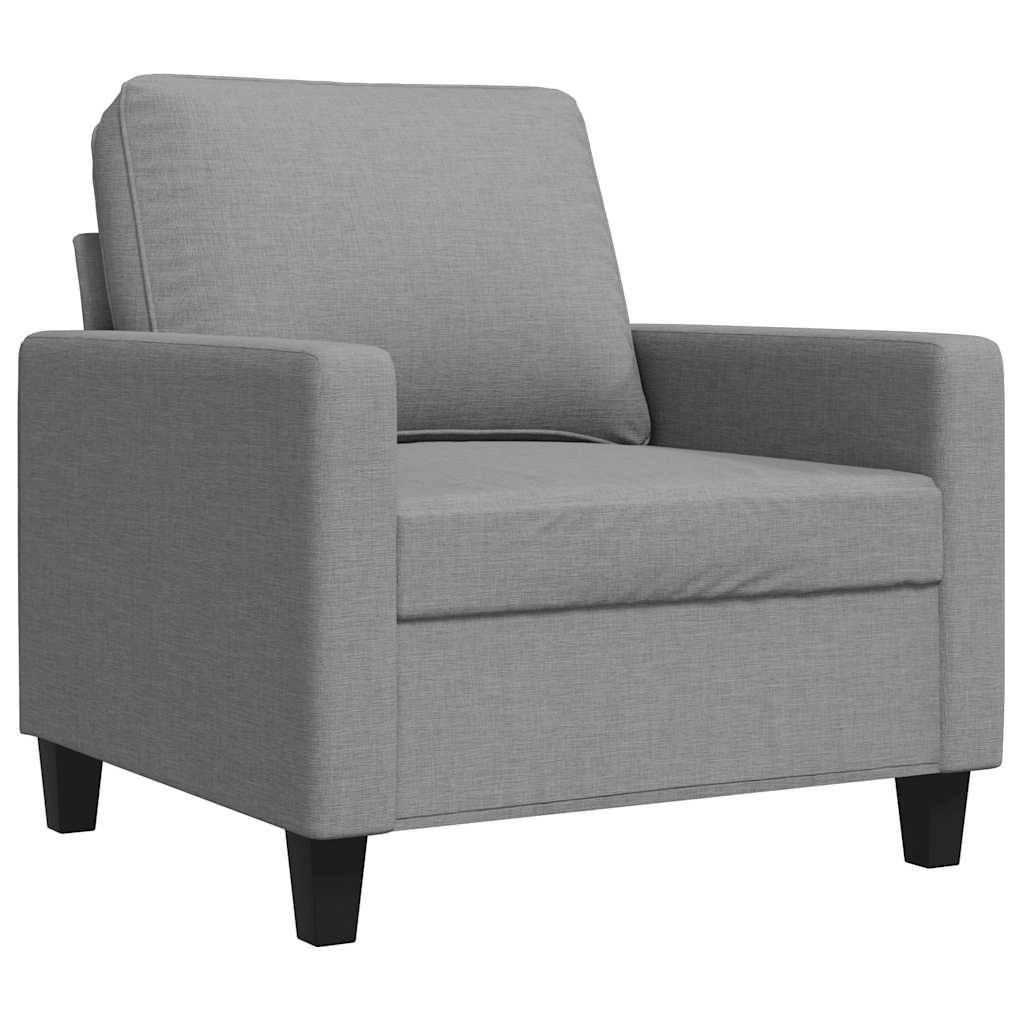 Sofasessel Hellgrau 60 cm Stoff