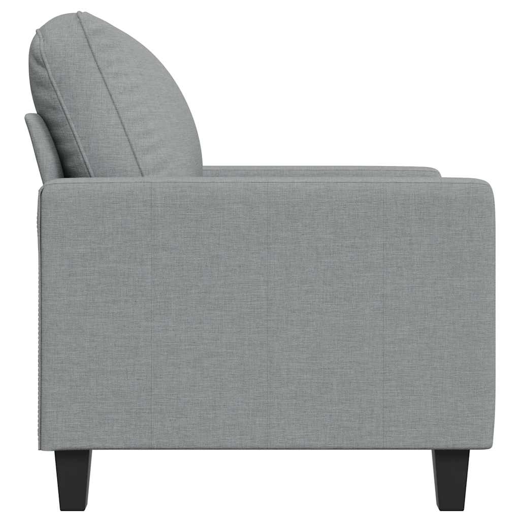 Sofasessel Hellgrau 60 cm Stoff