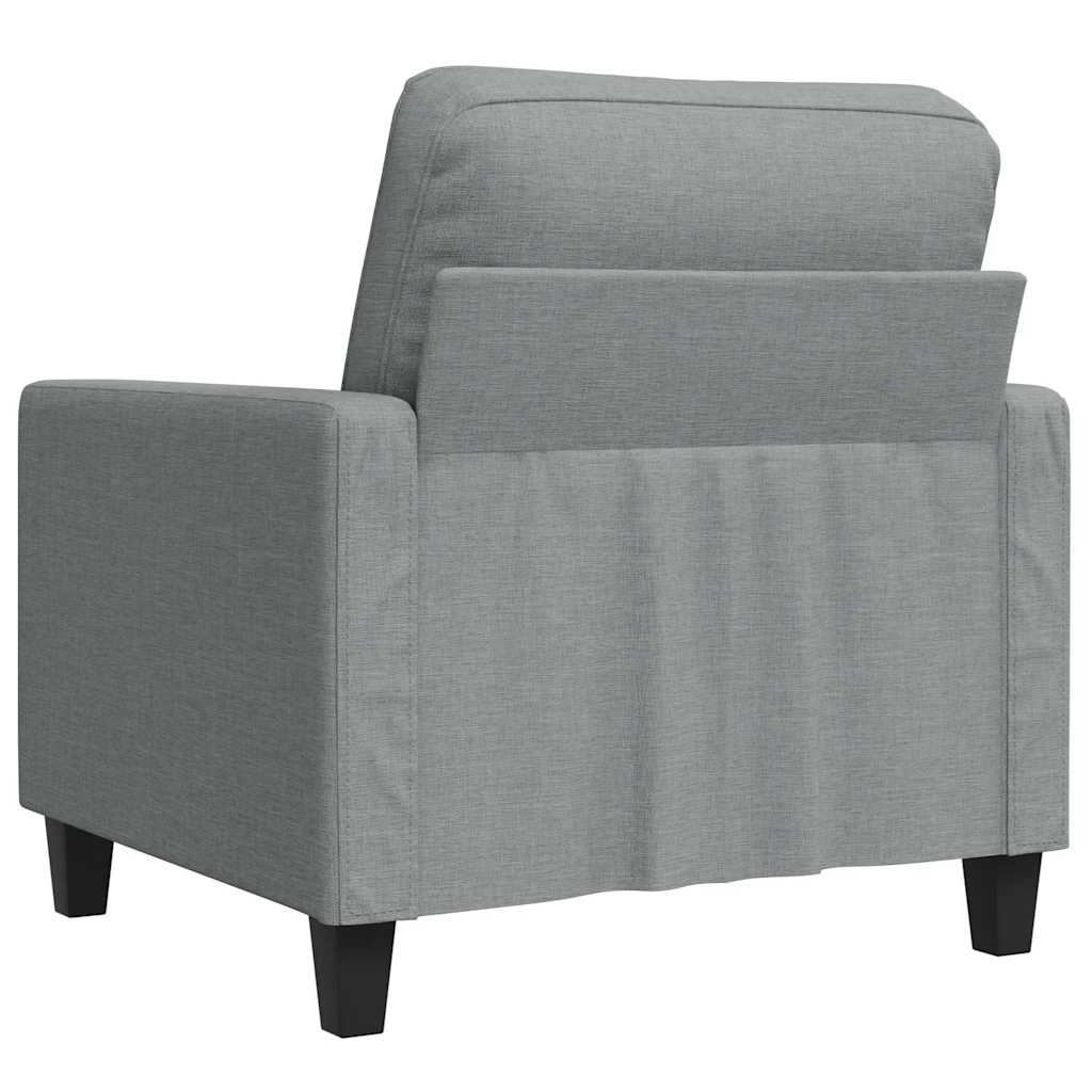 Sofasessel Hellgrau 60 cm Stoff