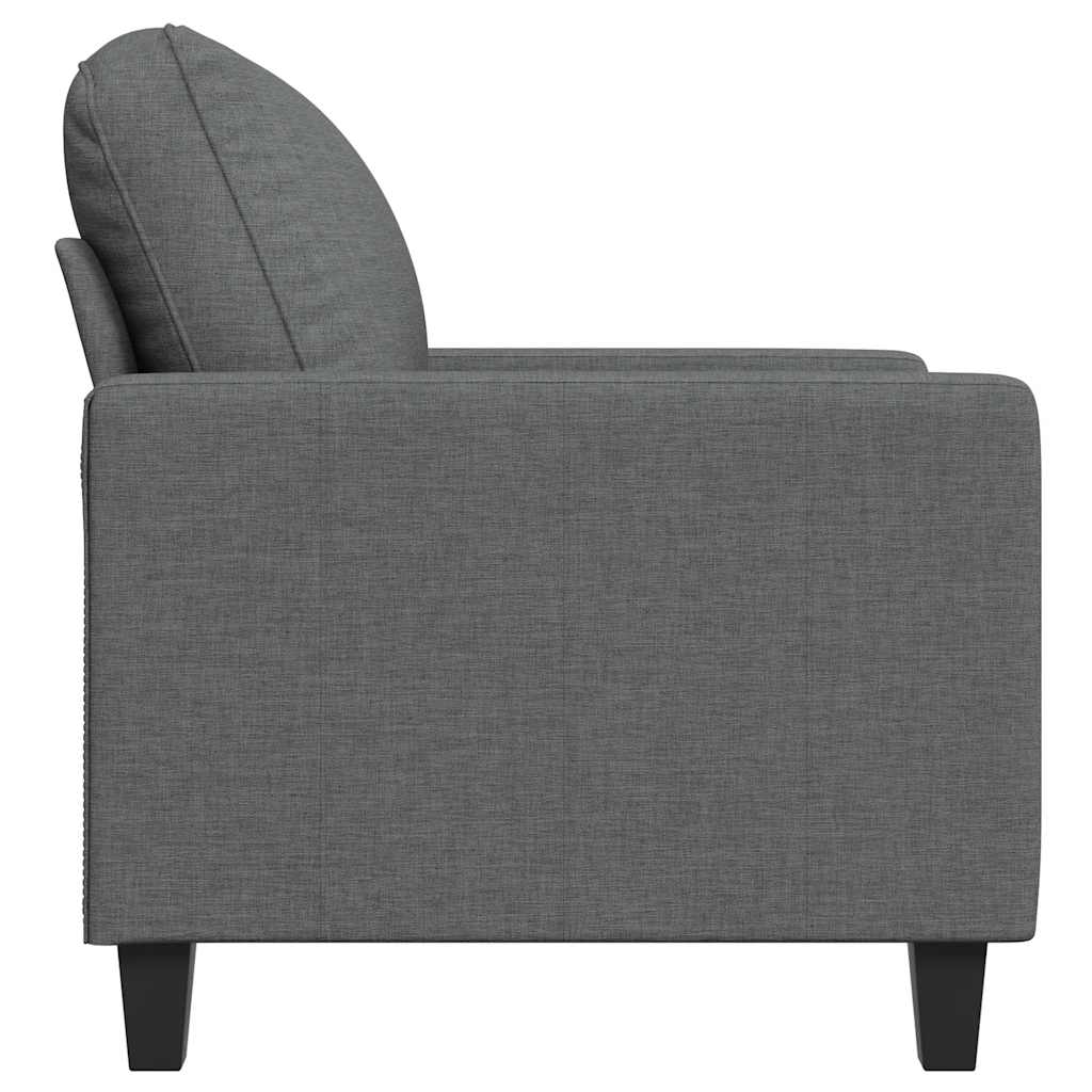 Sofasessel Dunkelgrau 60 cm Stoff