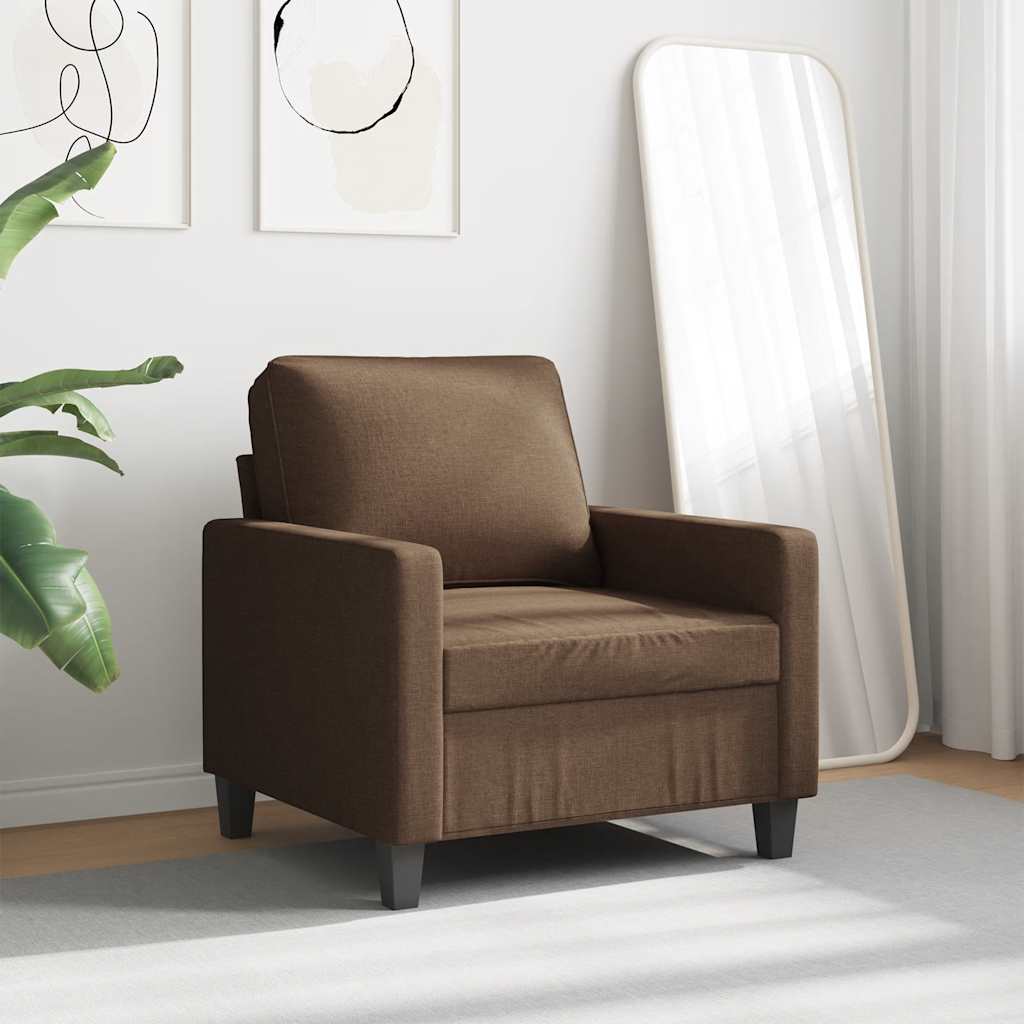Sessel Braun 60 cm Stoff