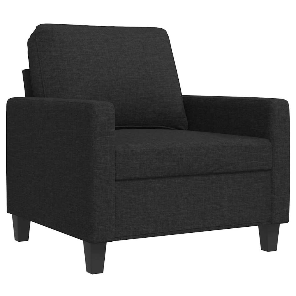 Sessel Schwarz 60 cm Stoff