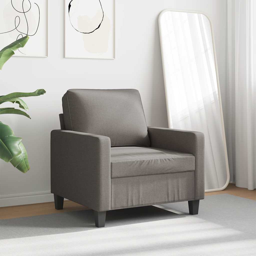Sessel Taupe 60 cm Stoff