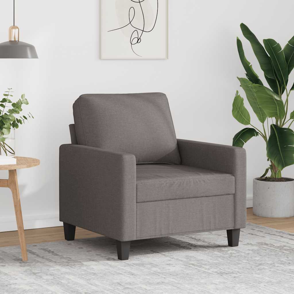 Sessel Taupe 60 cm Stoff