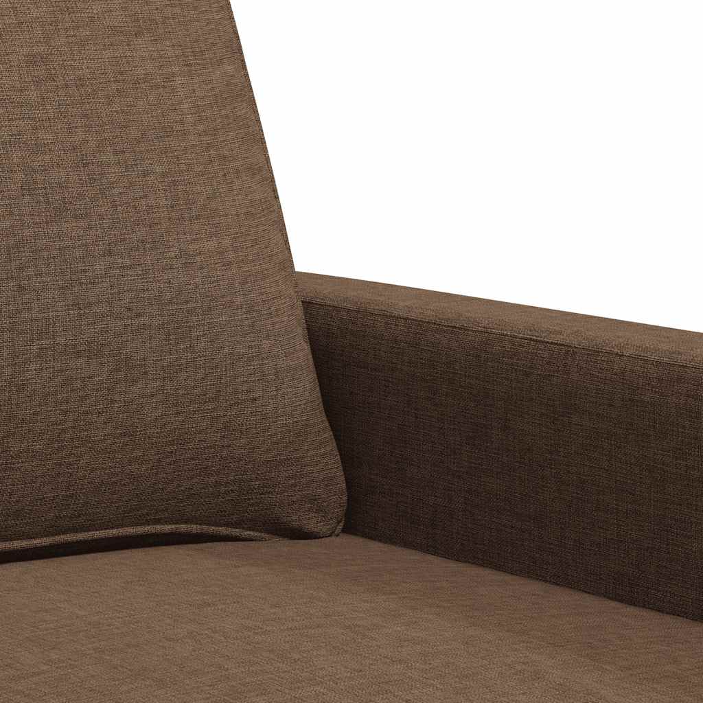 3-Sitzer-Sofa Braun 180 cm Stoff