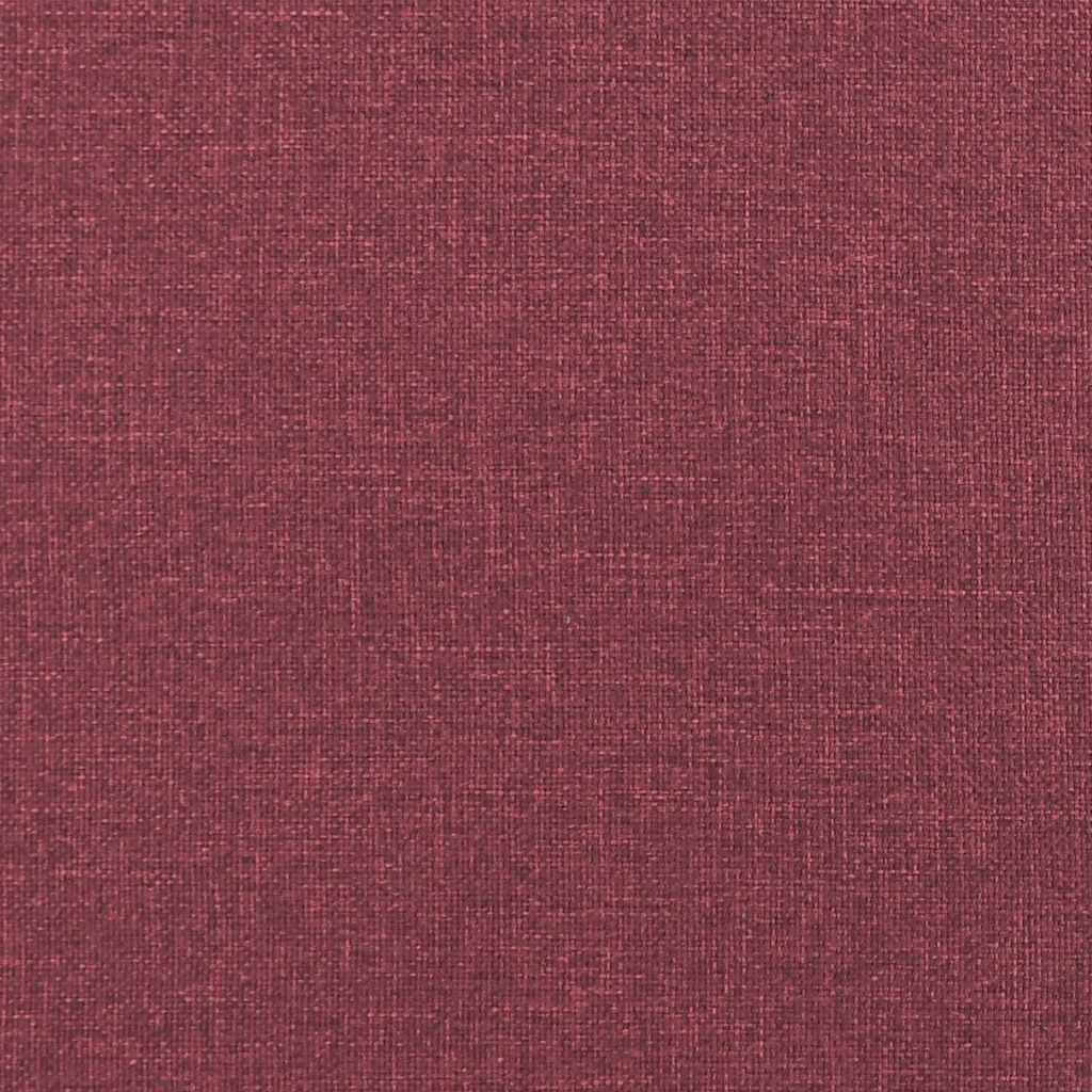 3-Sitzer-Sofa Weinrot 180 cm Stoff