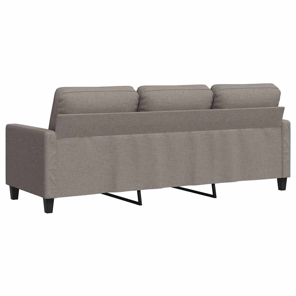 3-Sitzer-Sofa Taupe 180 cm Stoff
