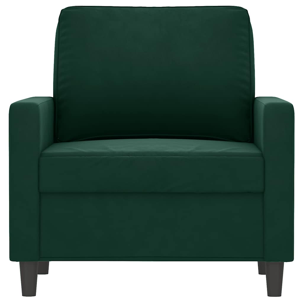 Sessel Dunkelgrün 60 cm Samt