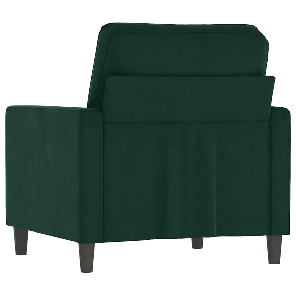 Sessel Dunkelgrün 60 cm Samt