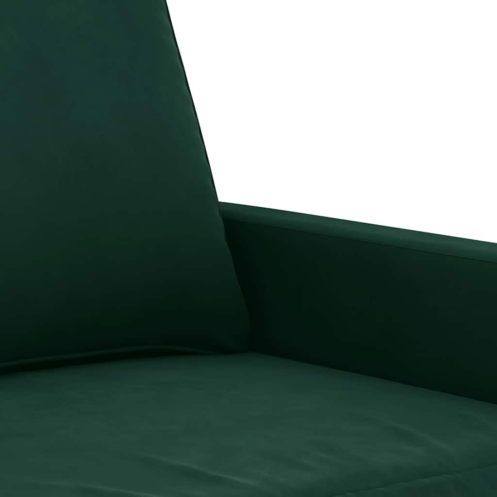 Sessel Dunkelgrün 60 cm Samt