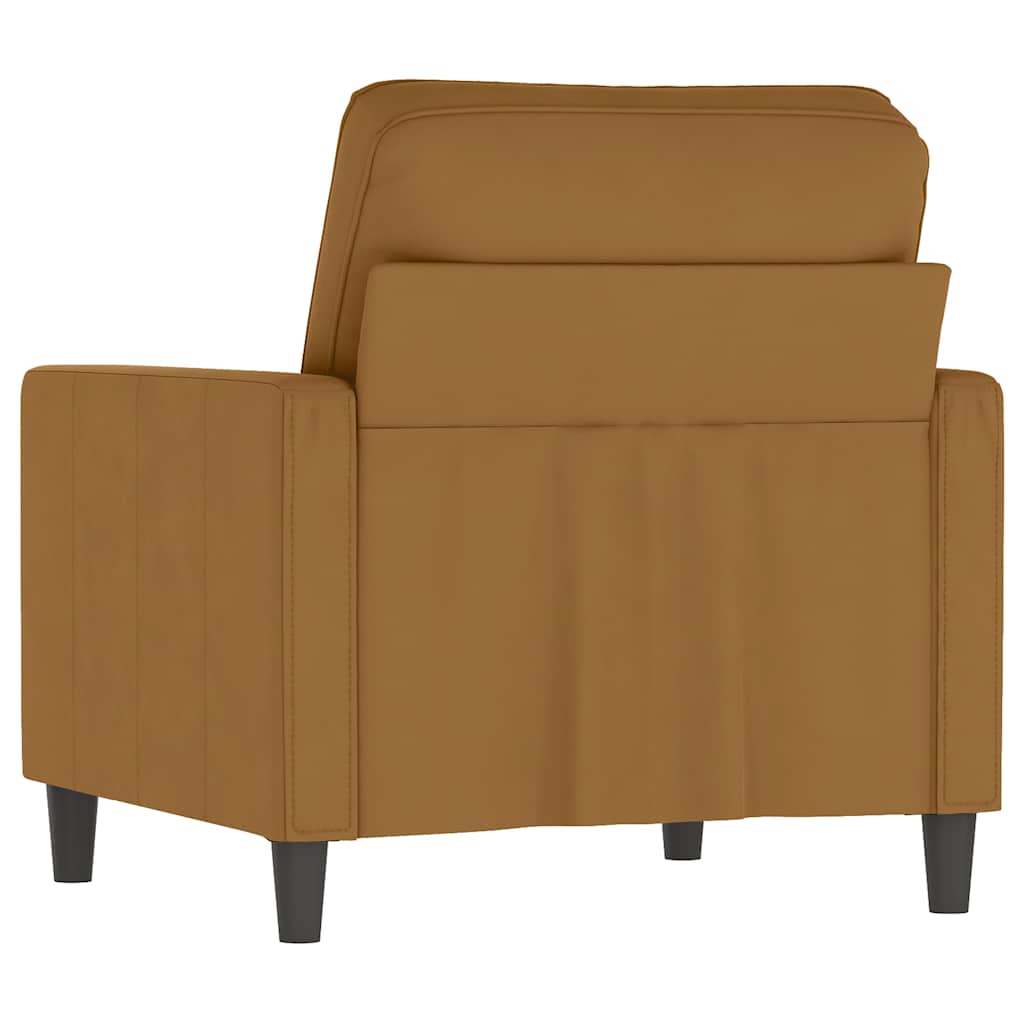 Sessel Braun 60 cm Samt