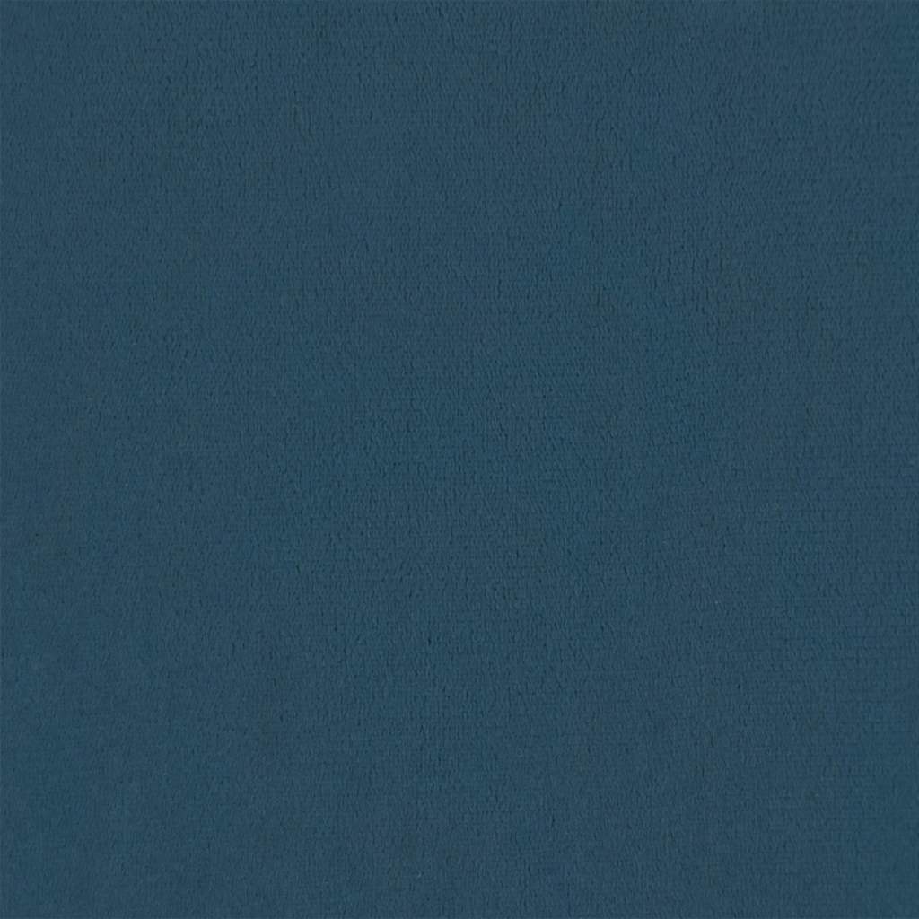 2-Sitzer-Sofa Blau 120 cm Samt