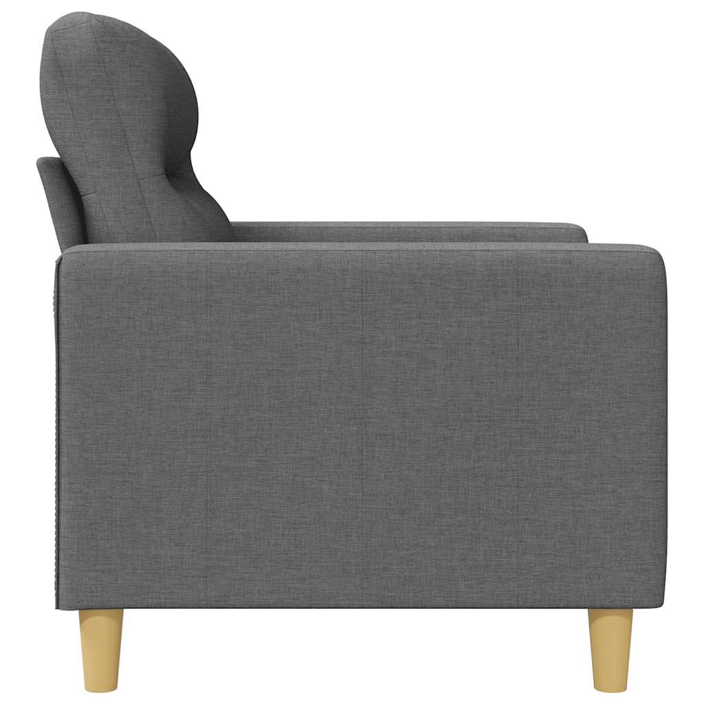 Sofasessel Dunkelgrau 60 cm Stoff