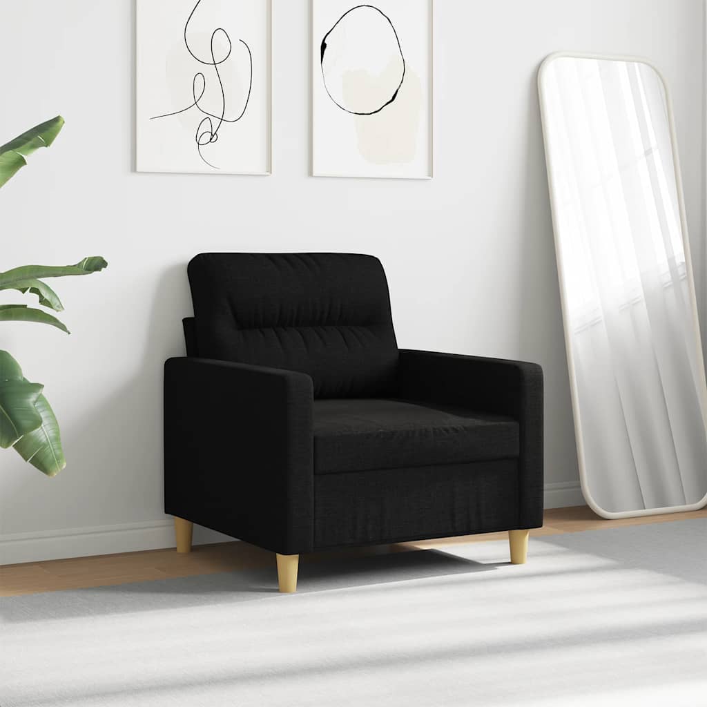 Sofasessel Schwarz 60 cm Stoff