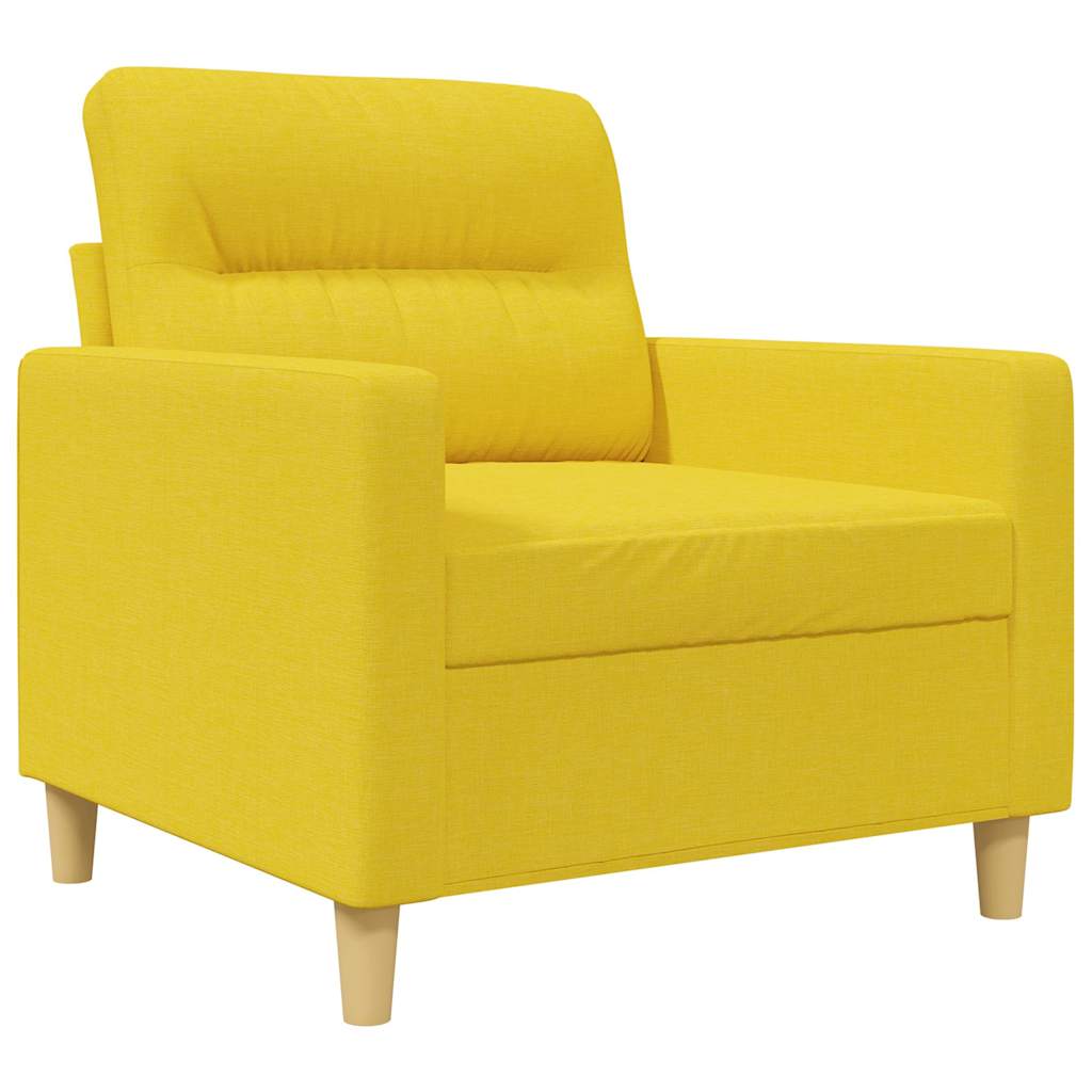 Sofasessel Hellgelb 60 cm Stoff