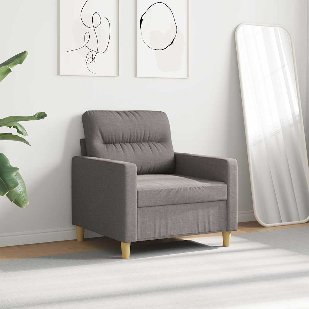 Sofasessel Taupe 60 cm Stoff