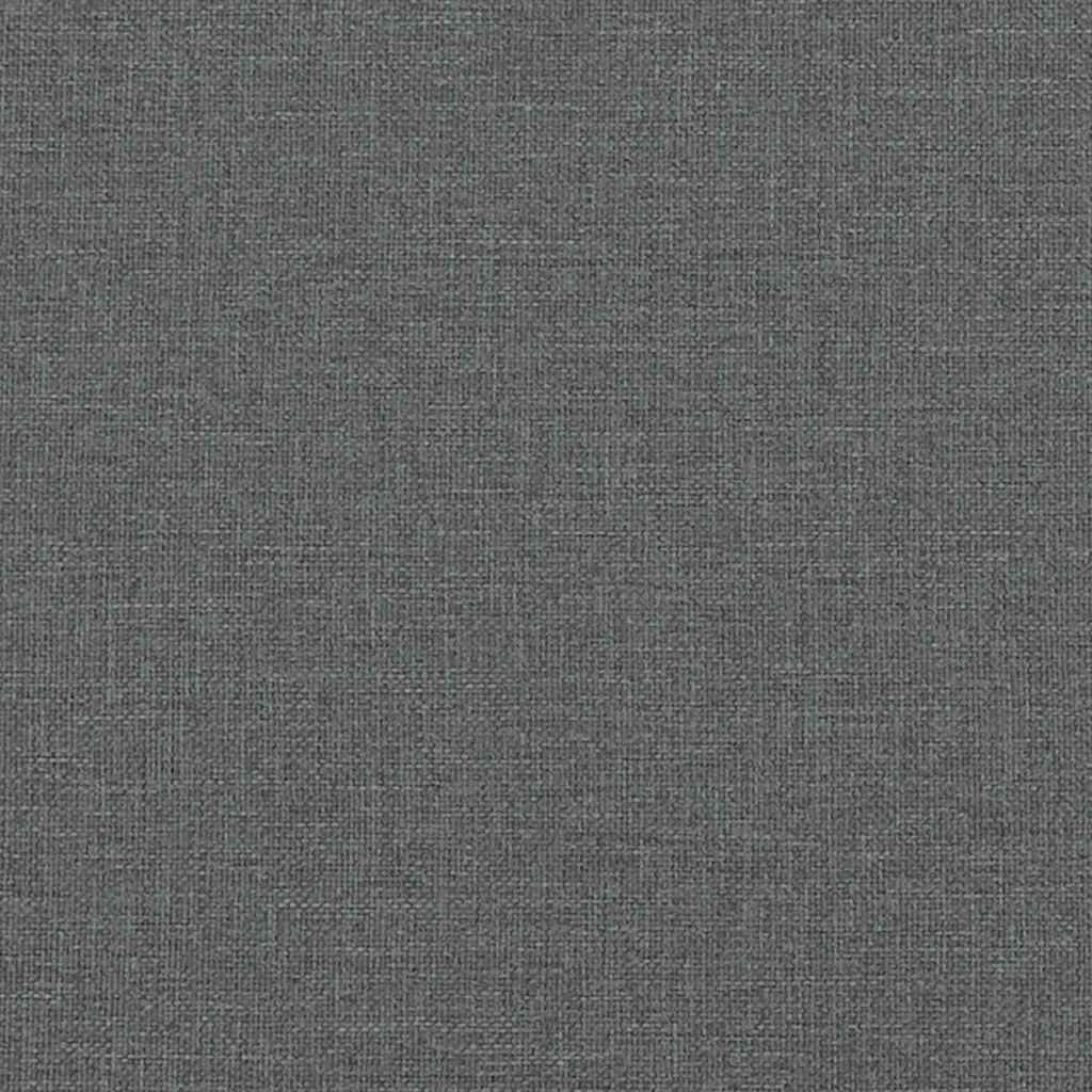 2-Sitzer-Sofa Dunkelgrau 120 cm Stoff