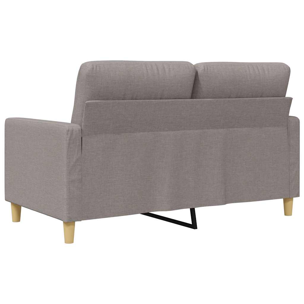 2-Sitzer-Sofa Taupe 120 cm Stoff
