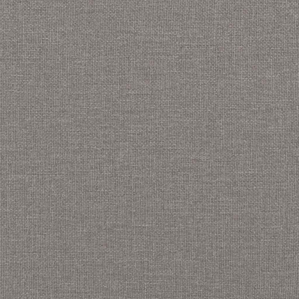 2-Sitzer-Sofa Taupe 140 cm Stoff