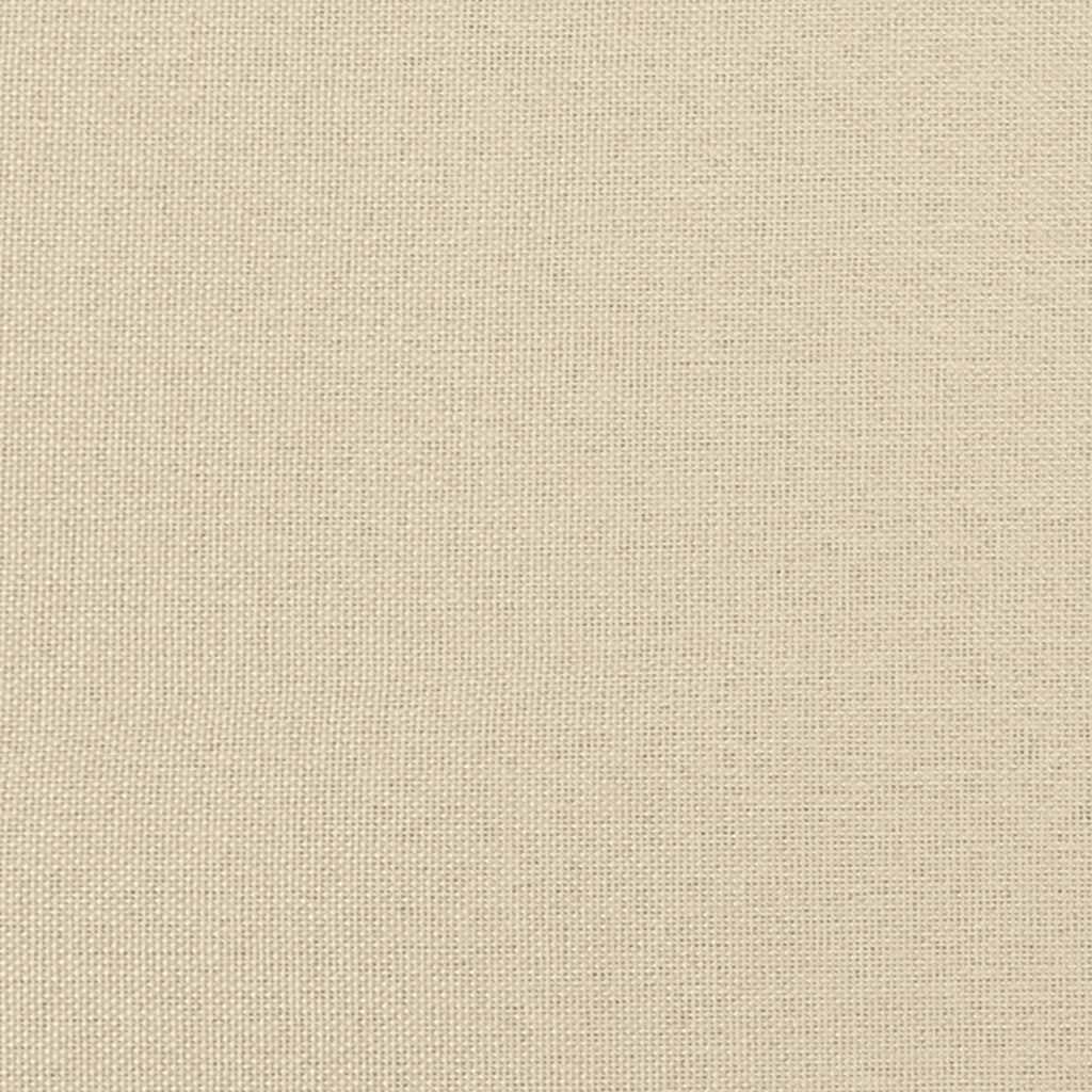 3-Sitzer-Sofa Creme 180 cm Stoff