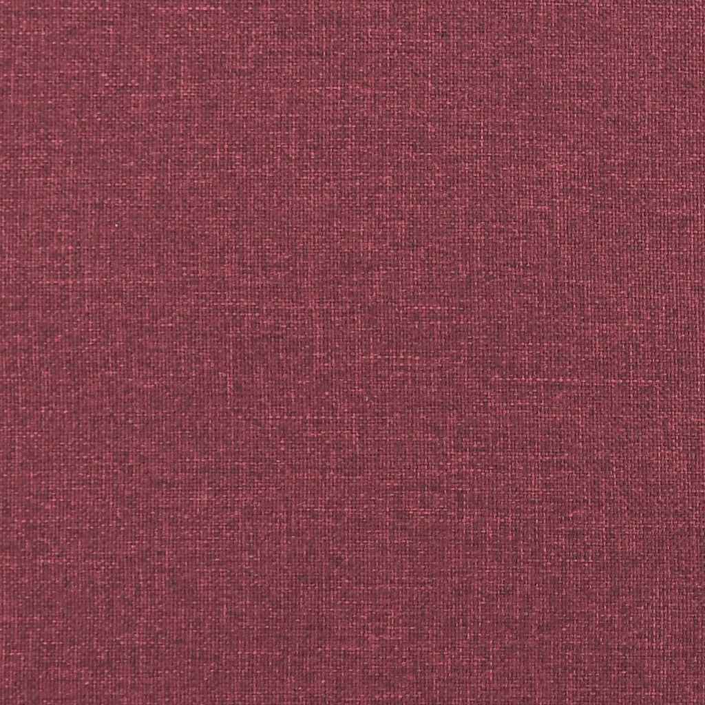 3-Sitzer-Sofa Weinrot 180 cm Stoff