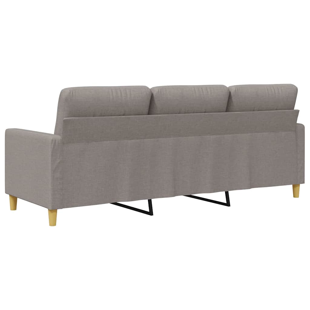 3-Sitzer-Sofa Taupe 180 cm Stoff