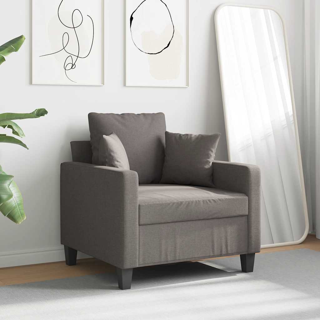 Sessel Taupe 60 cm Stoff