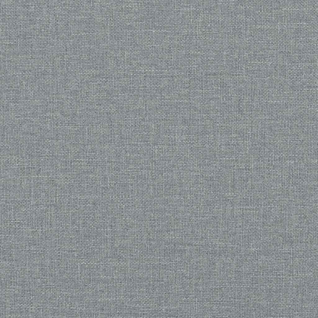 2-Sitzer-Sofa Hellgrau 140 cm Stoff