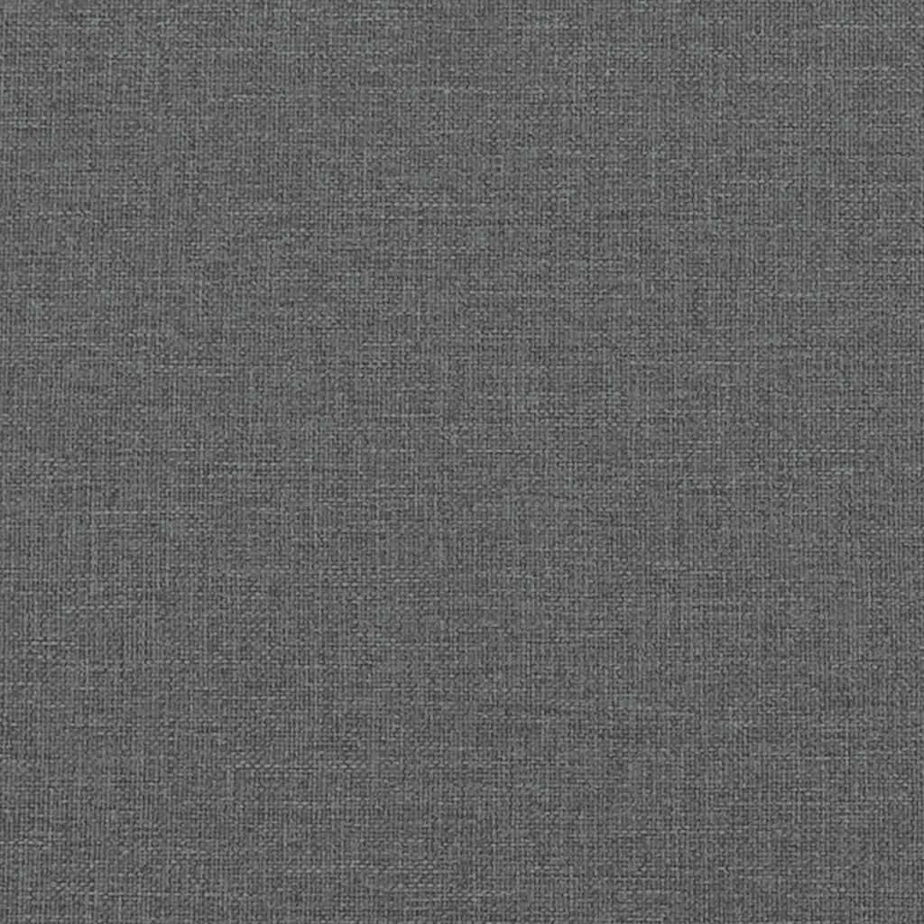 2-Sitzer-Sofa Dunkelgrau 140 cm Stoff