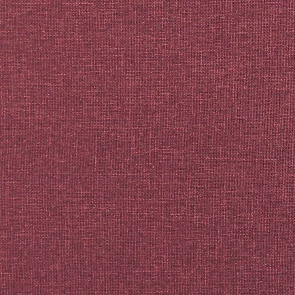 2-Sitzer-Sofa Weinrot 140 cm Stoff