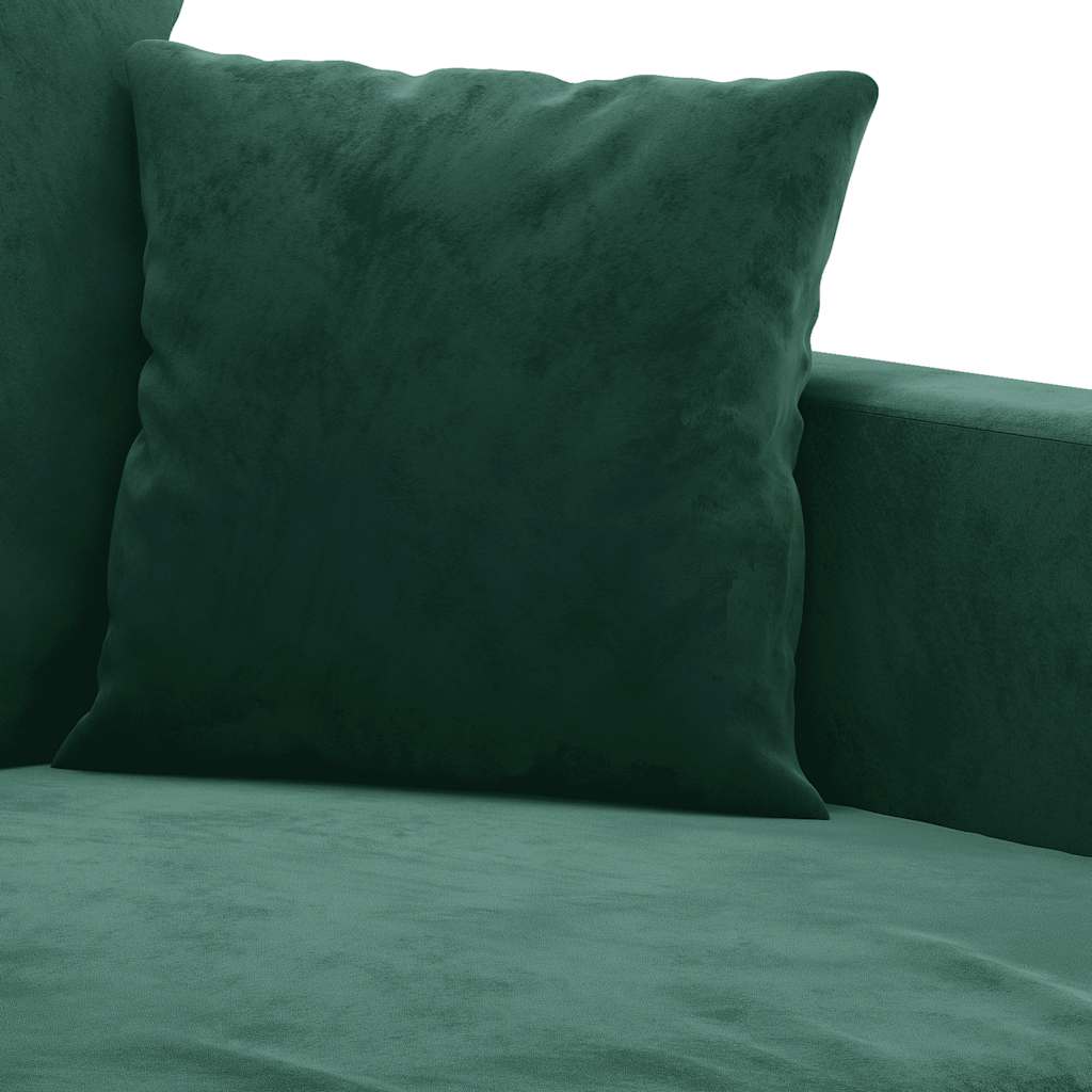 Sessel Dunkelgrün 60 cm Samt