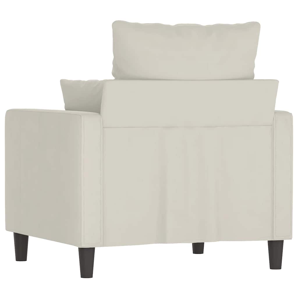 Sessel Creme 60 cm Samt