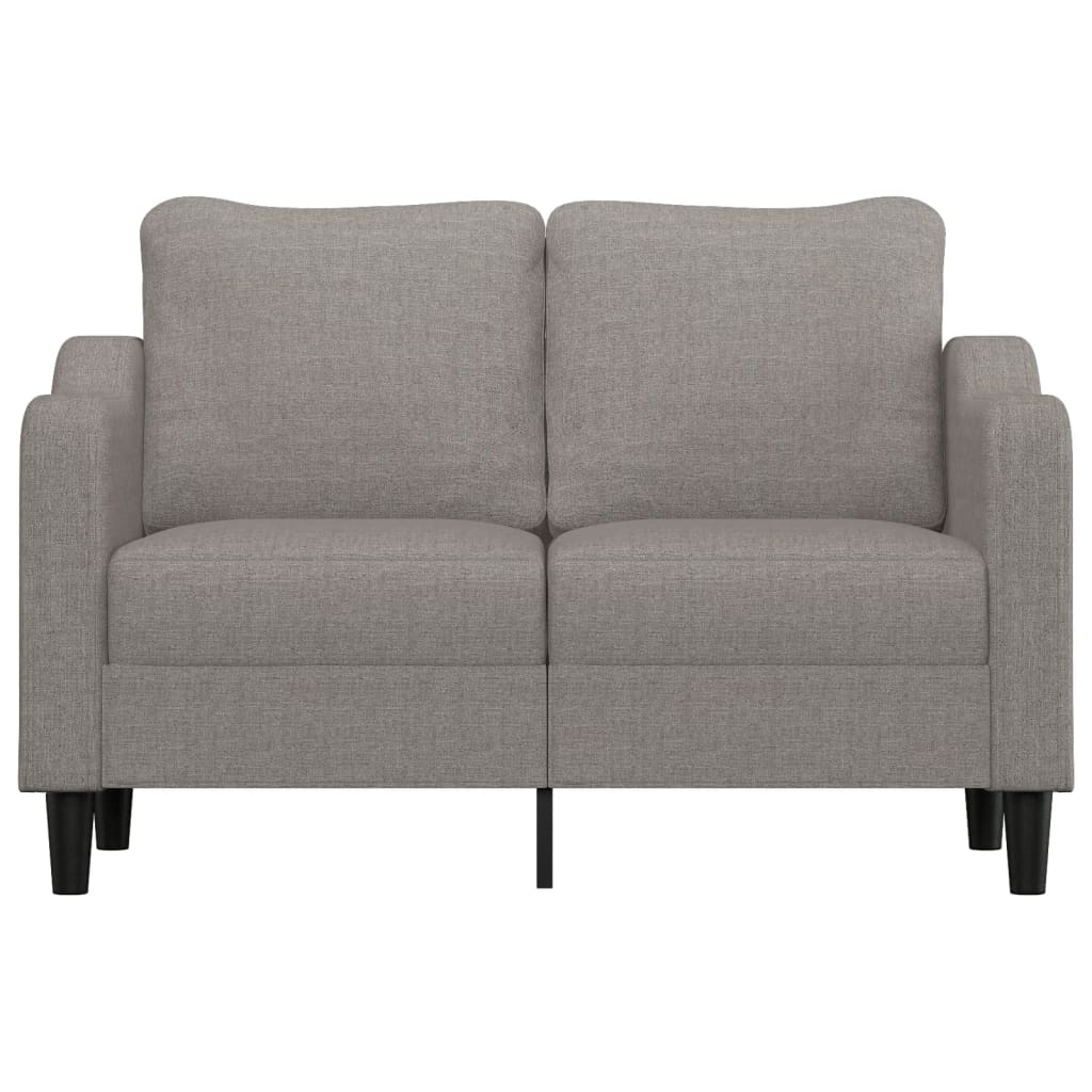 2-Sitzer-Sofa Taupe 120 cm Stoff