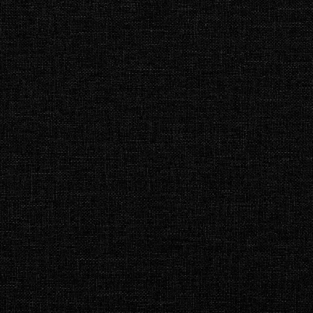 2-Sitzer-Sofa Schwarz 140 cm Stoff