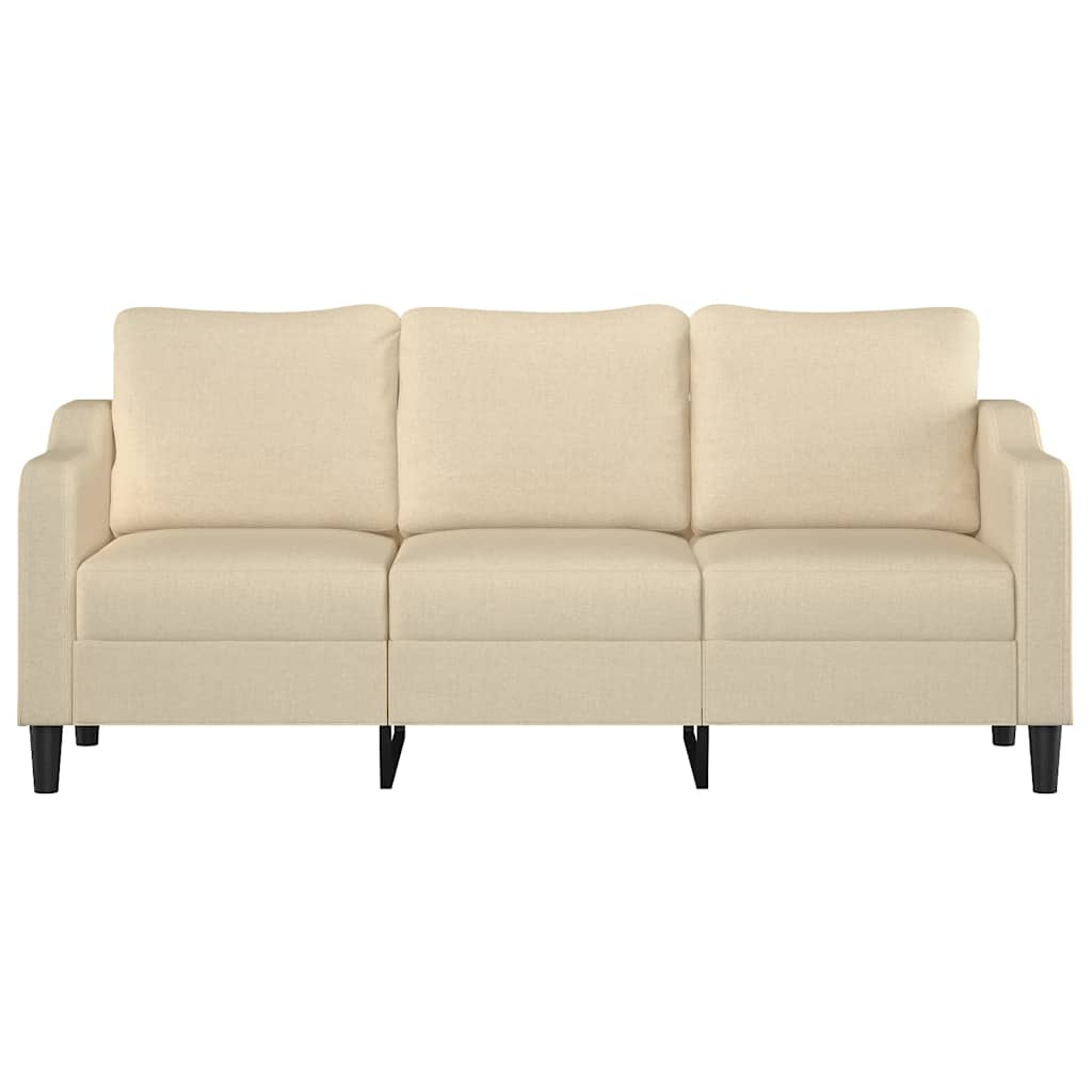 3-Sitzer-Sofa Creme 180 cm Stoff