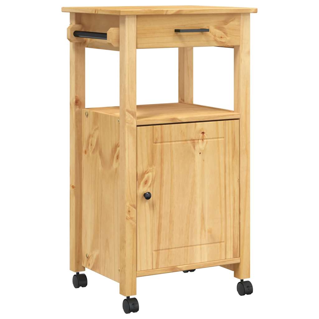 Küchenwagen MONZA 48x40x88,5 cm Massivholz Kiefer