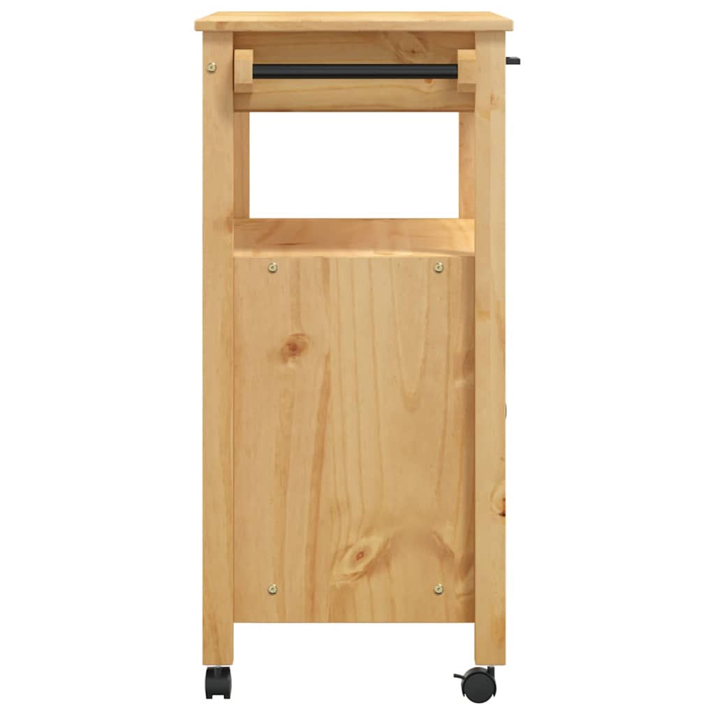 Küchenwagen MONZA 84x40x88,5 cm Massivholz Kiefer