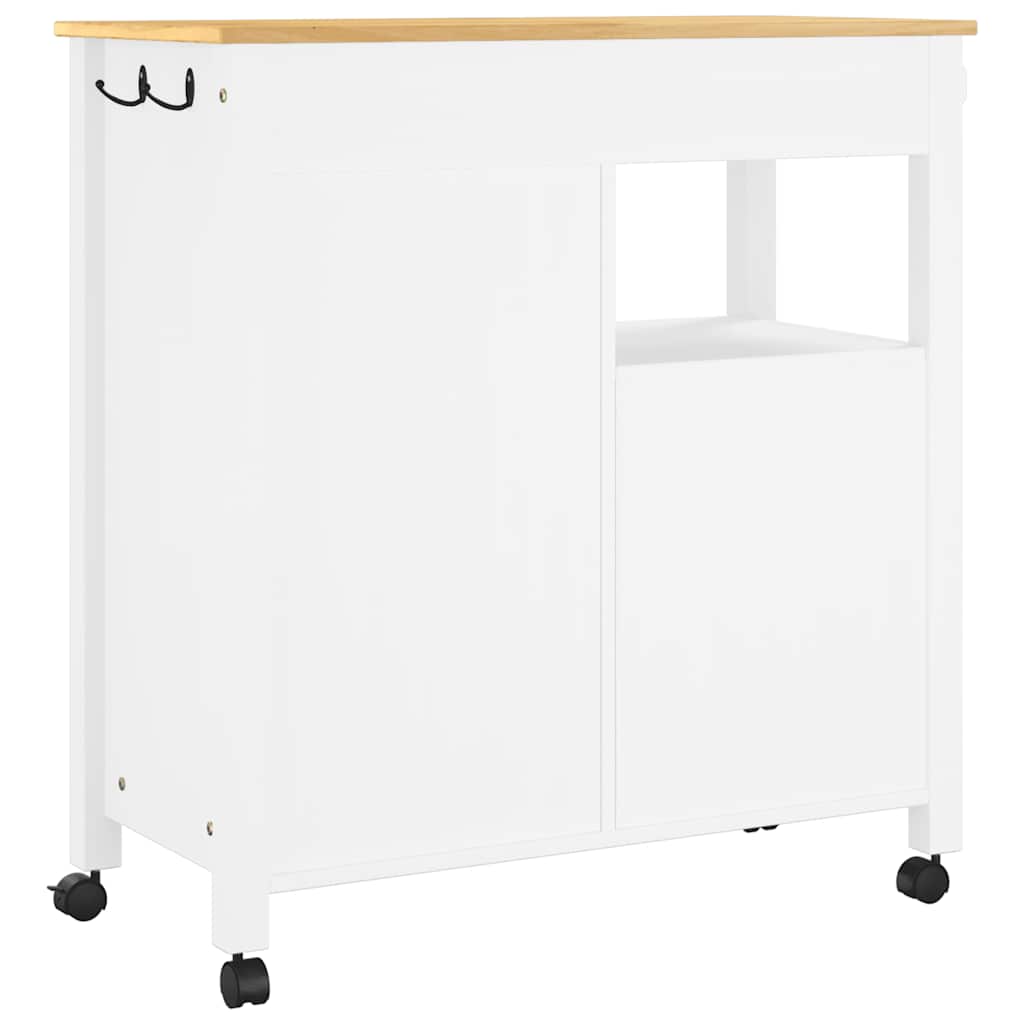 Küchenwagen MONZA 84x40x88,5 cm Massivholz Kiefer