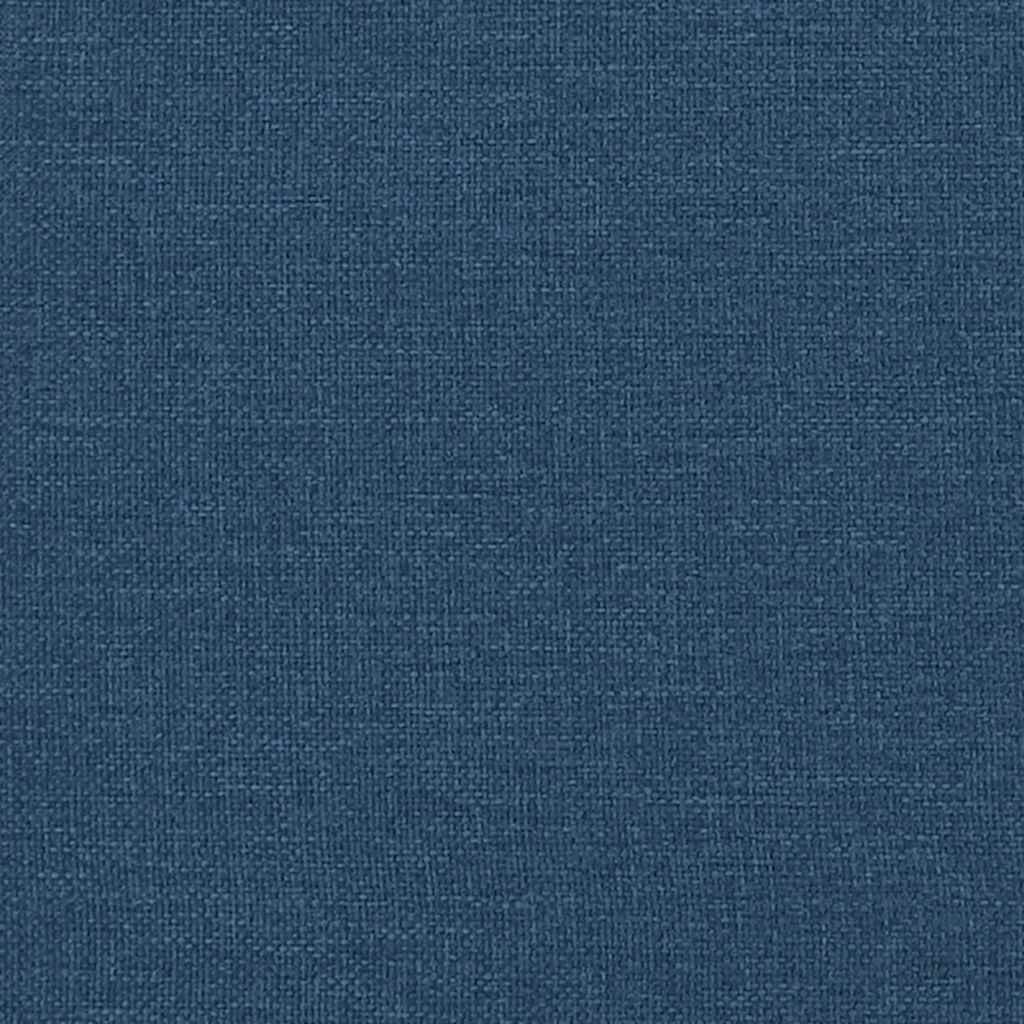 3-tlg. Sofagarnitur Blau Stoff