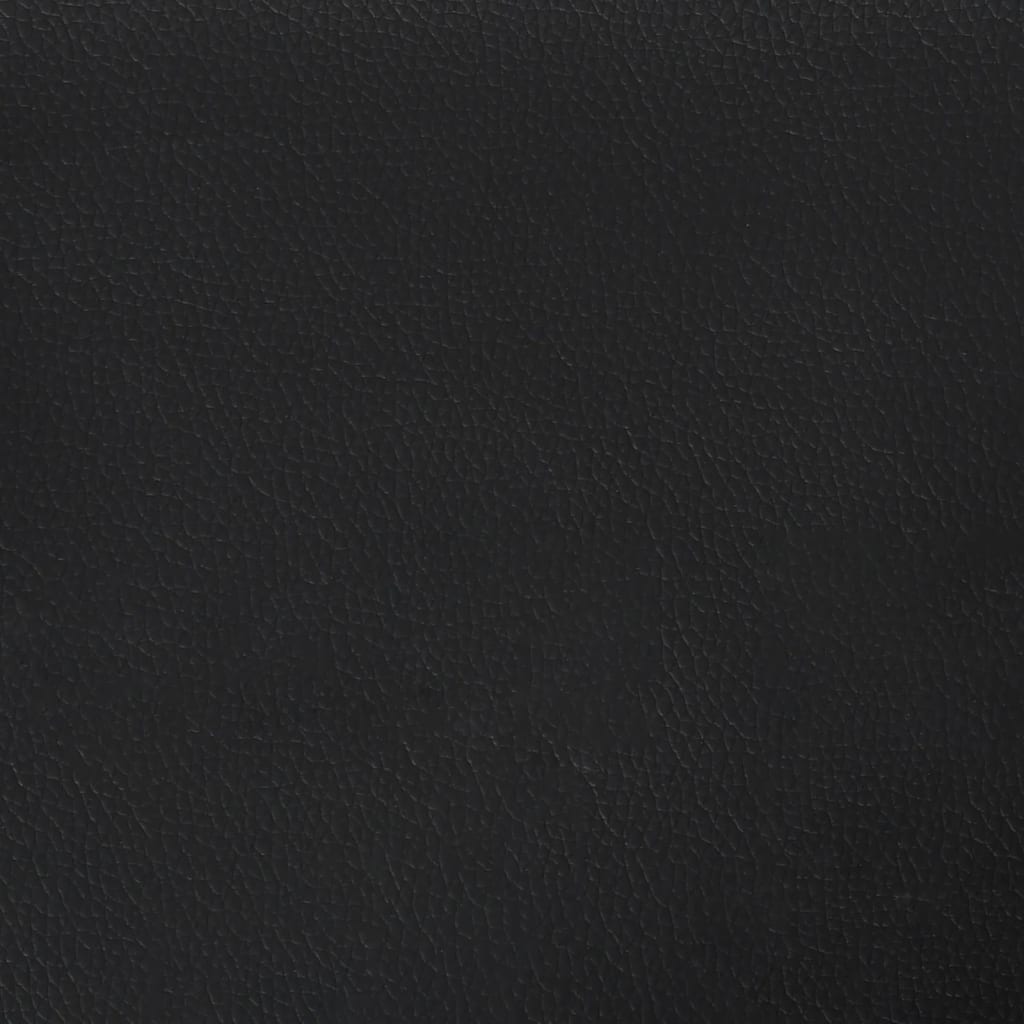 2-tlg. Chesterfield-Sofa-Set Schwarz Kunstleder