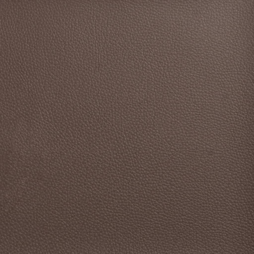 2-tlg. Chesterfield-Sofa-Set Braun Kunstleder