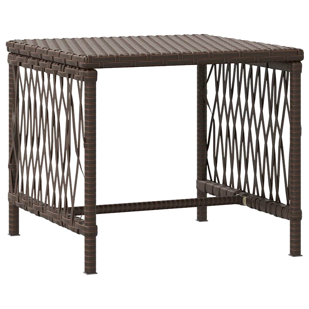 Sonnenliege 3 pcs Braun und Creme Weiß 200 x 55 x 92 cm