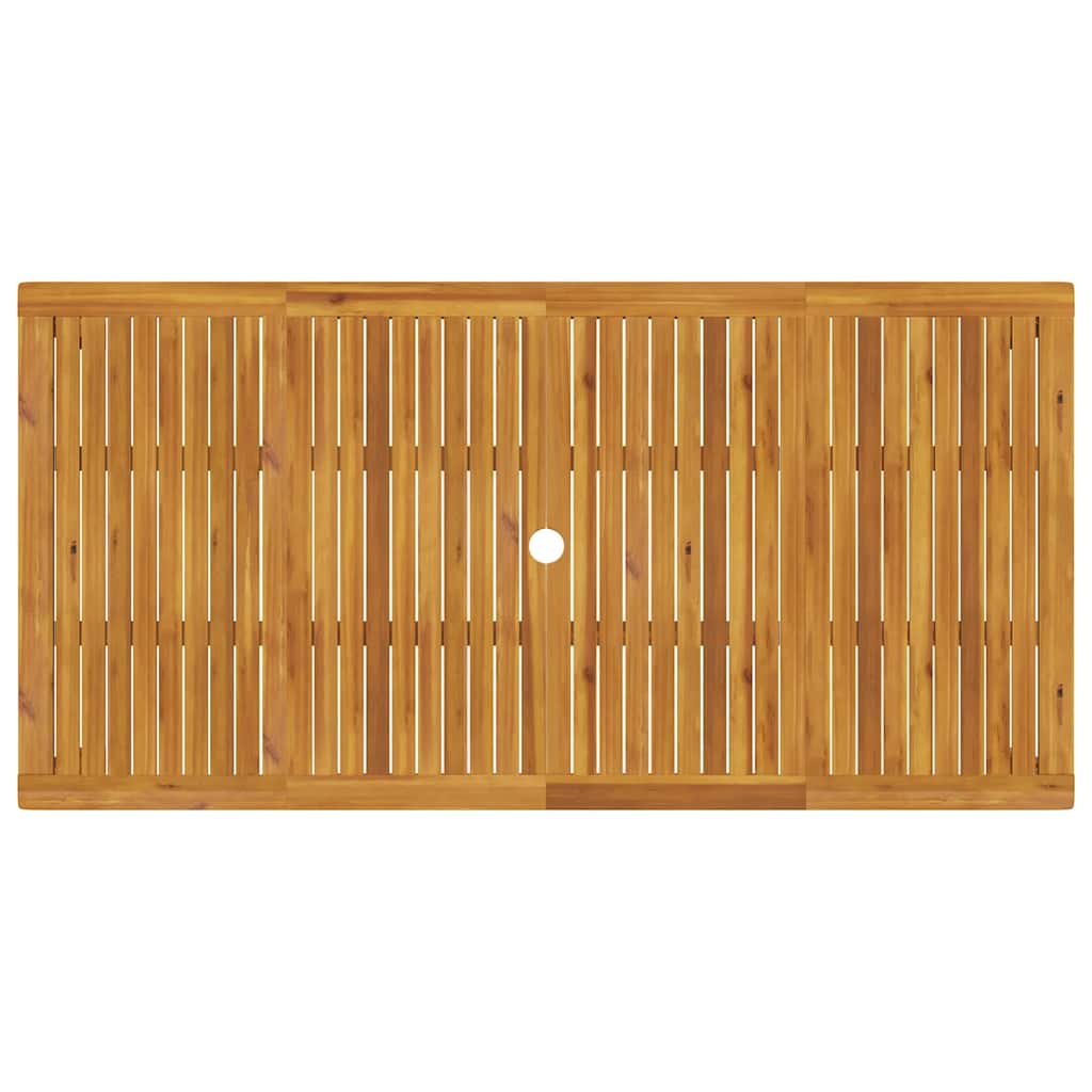 Garten-Esstisch 180x90x75 cm Massivholz Akazie