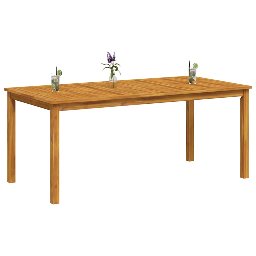 Garten-Esstisch 180x90x75 cm Massivholz Akazie