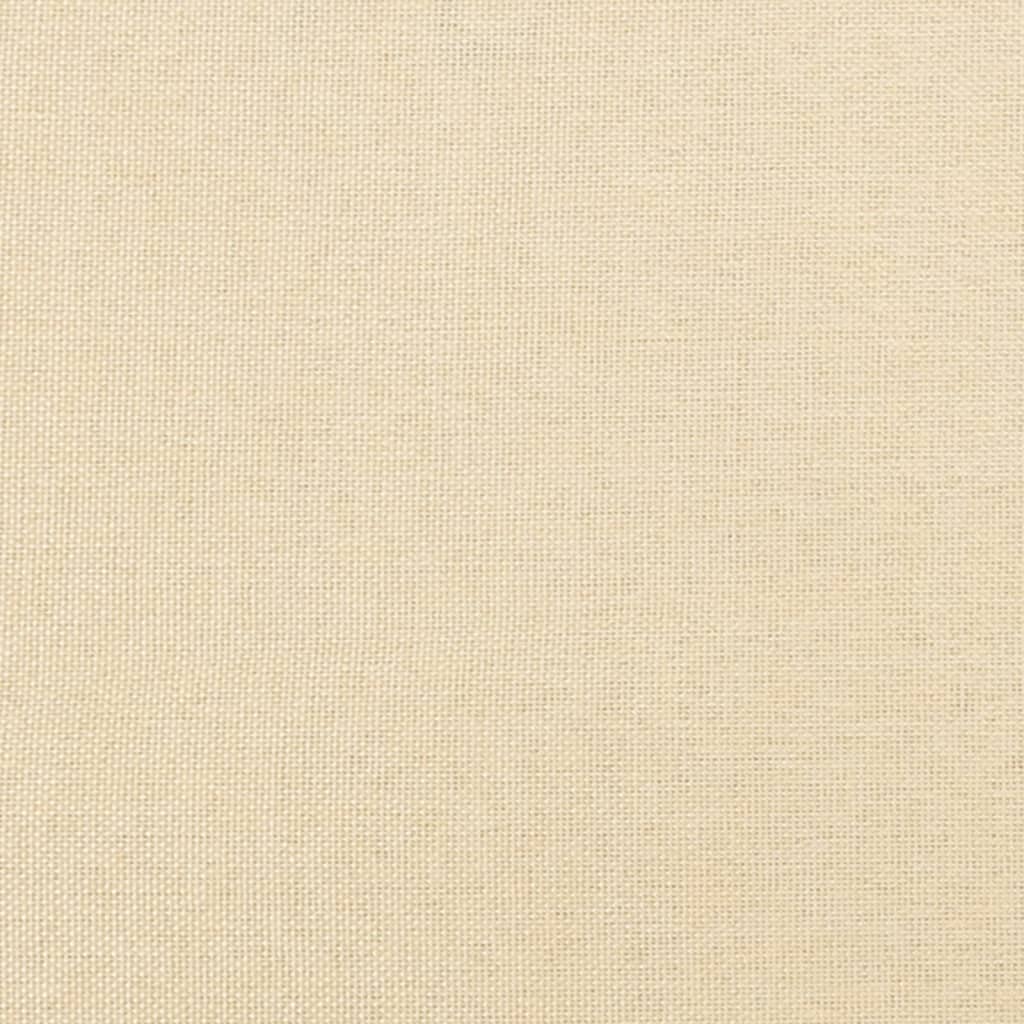 Schlafsofa 2-Sitzer Creme Stoff