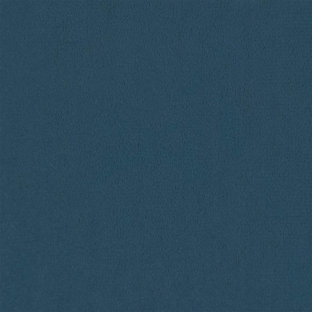 Schlafsofa 2-Sitzer Blau Samt