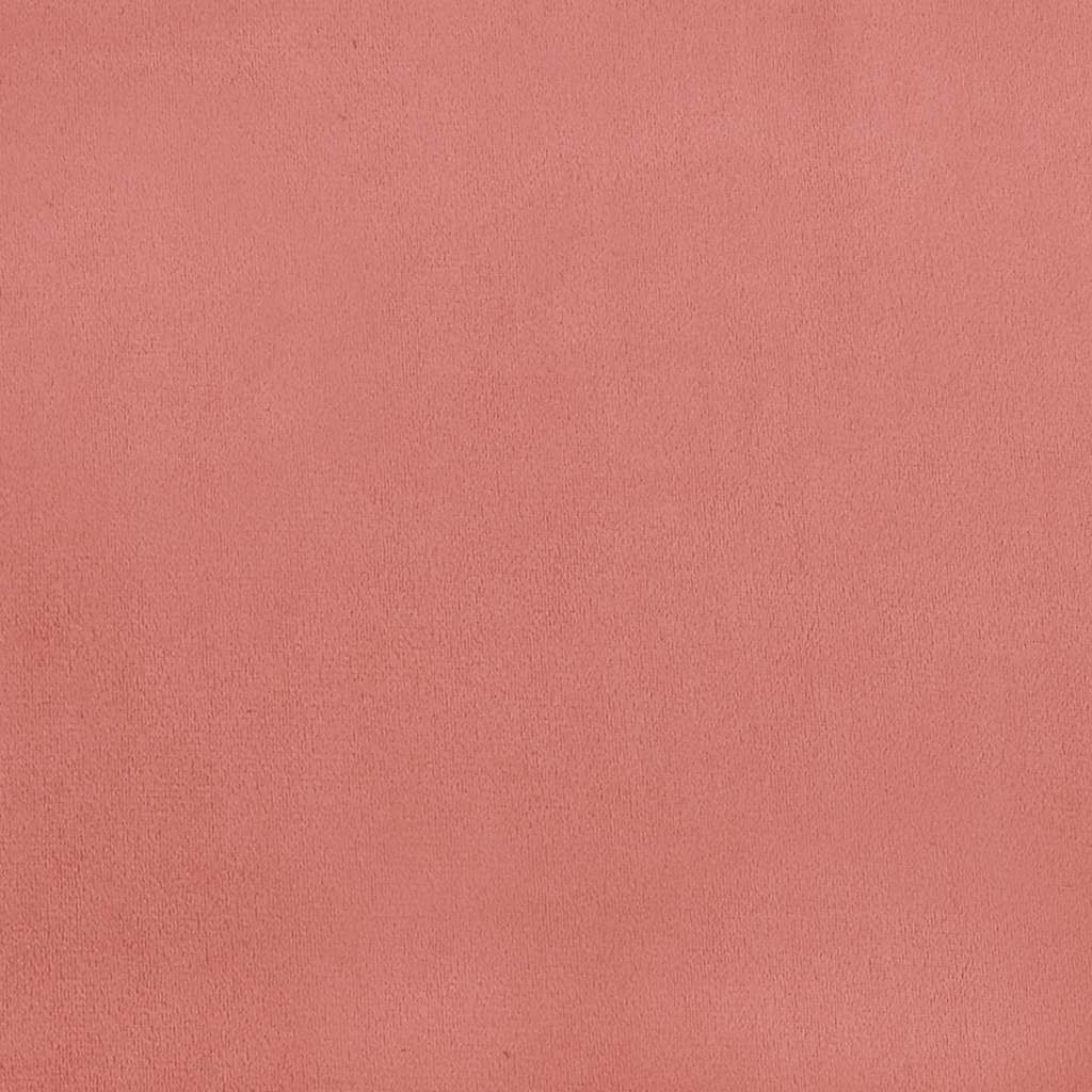 Schlafsofa 2-Sitzer Rosa Samt