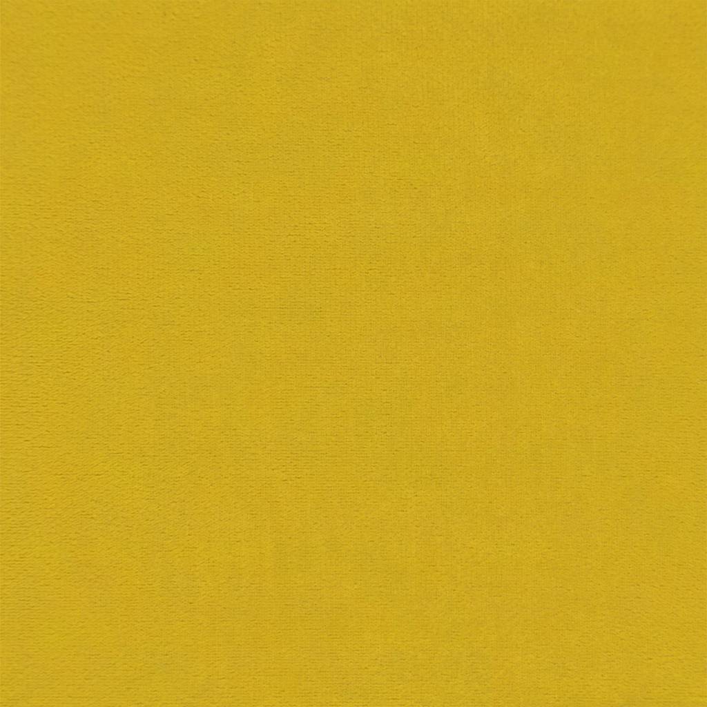 Schlafsofa 2-Sitzer Gelb Samt