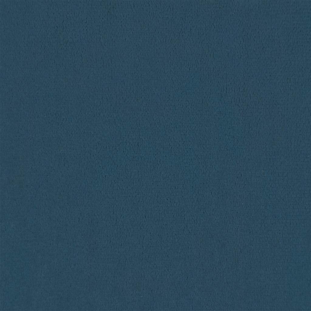 Schlafsofa 2-Sitzer Blau Samt
